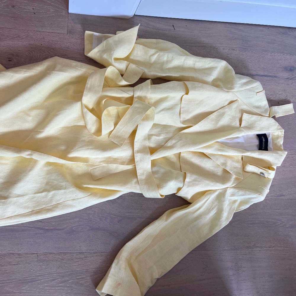 Linen Trench Coat
